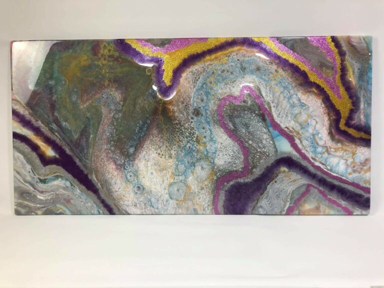 An example of an epoxy resin Wall art, by Home Statements