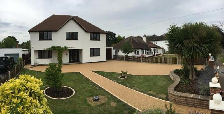 An example of a resin bound driveway. Home Statements