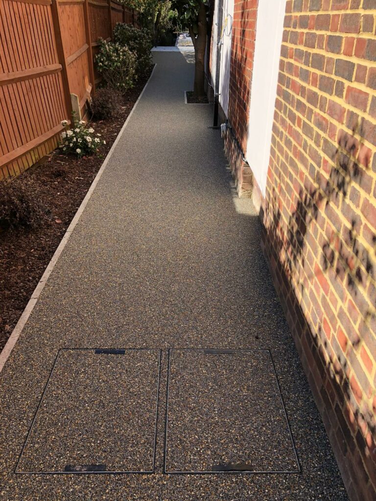 An example of a resin bound path, installed by Home Statements