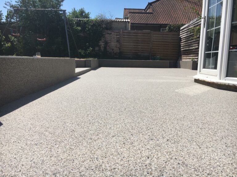 An example of a resin bound patio, installed by Home Statements