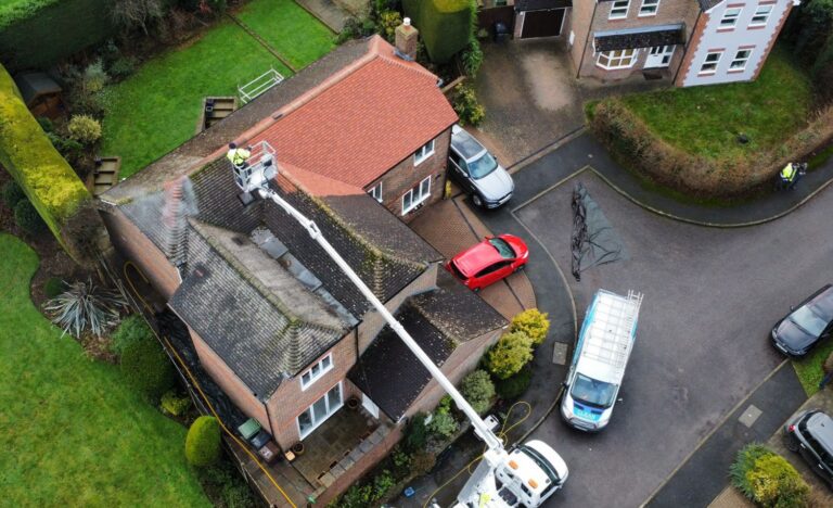 an example of professional roof clean in East Farleigh by Home Statements