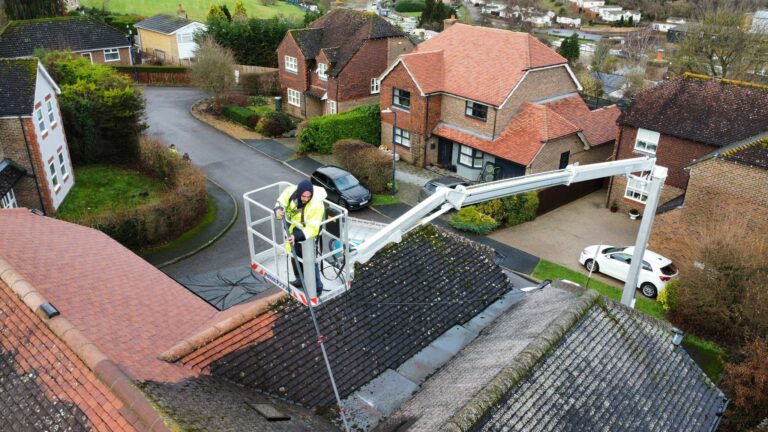 an example of professional roof clean in East Farleigh by Home Statements