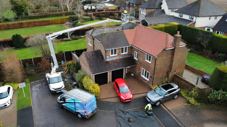 an example of professional roof clean in East Farleigh by Home Statements