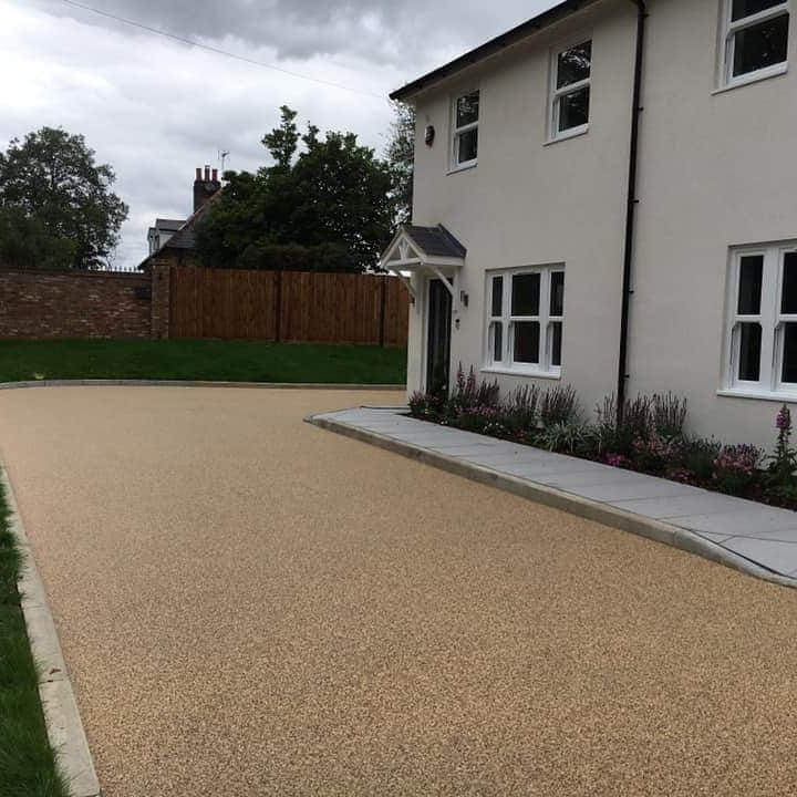 An example of a resin bound driveway, installed by Home Statements