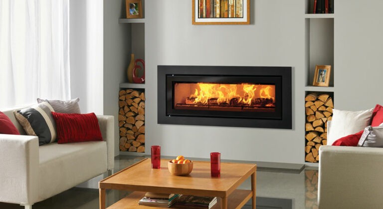 An example of an inset wood burning stove. Home Statements
