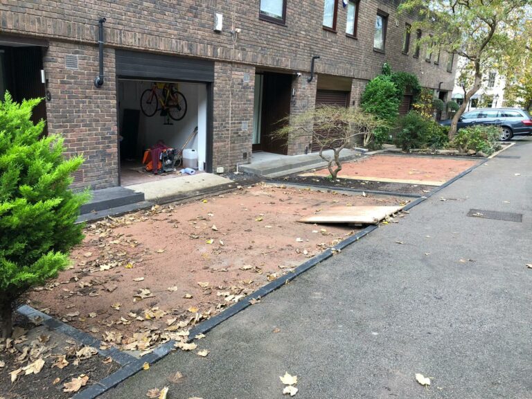 An example of a driveway before a resin bound driveway was installed by Home Statements