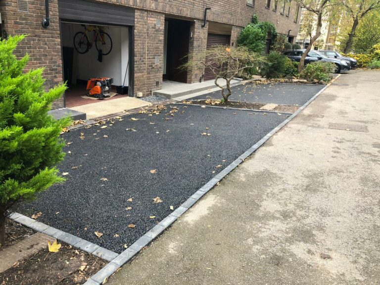 An example of a driveway before a resin bound driveway was installed by Home Statements