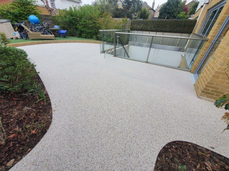 An example of a resin bound patio, installed by Home Statements