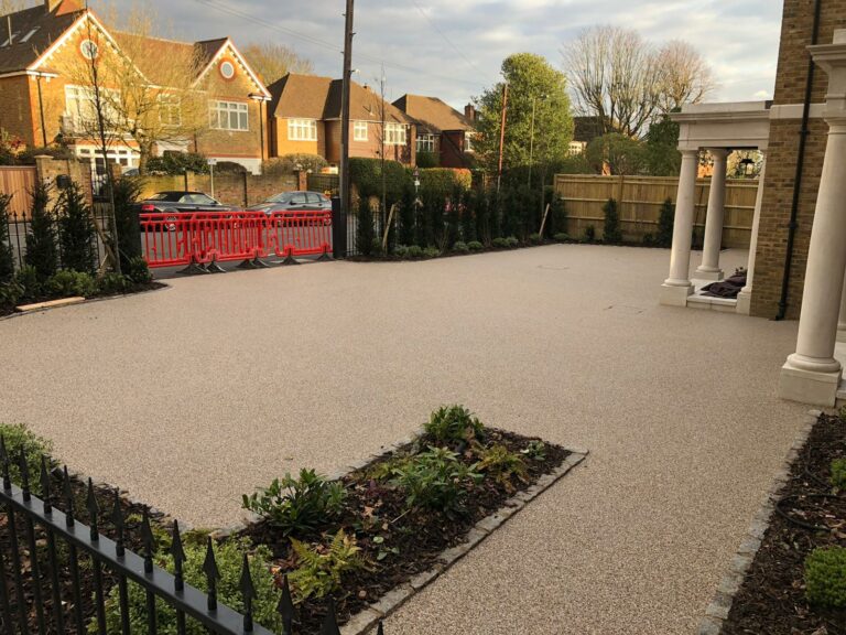 An example of a resin bound driveway, installed by Home Statements