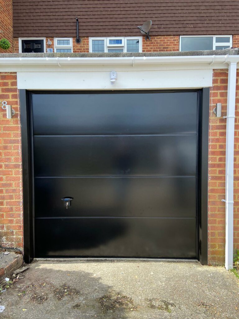 An example of an insulated sectional garage door. Home Statements