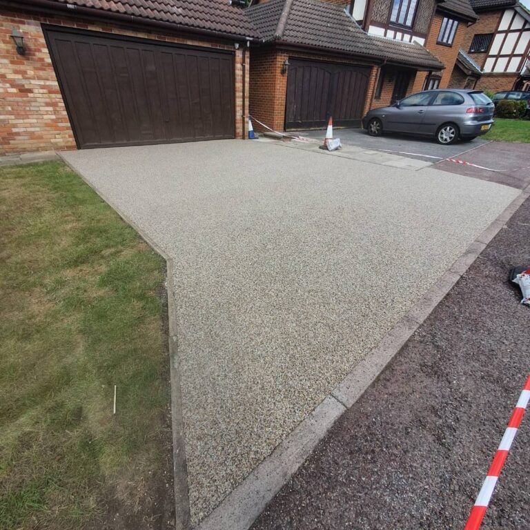 An example of a resin driveway in west wickham, installed by Home Statements