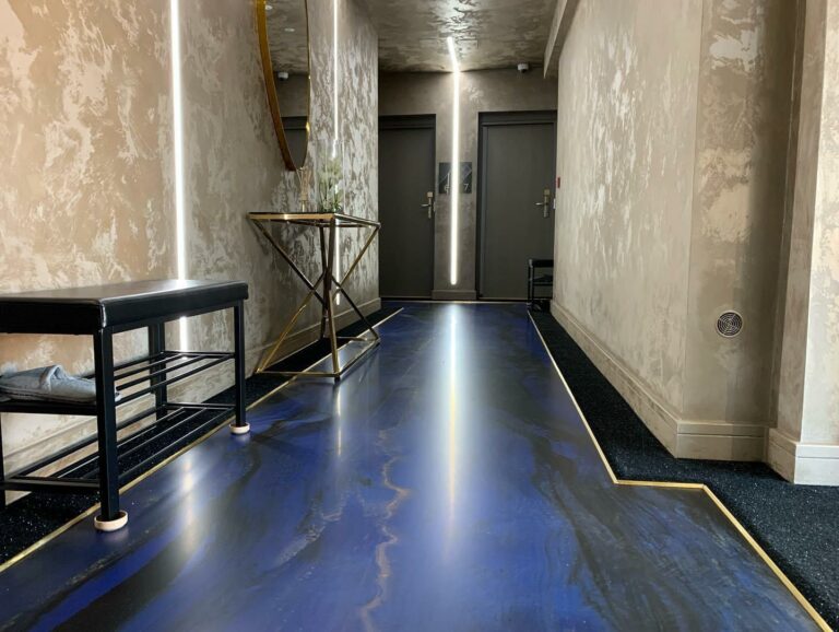 An example of epoxy resin floors, Home Statements