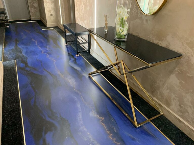An example of an epoxy resin floor, Home Statements