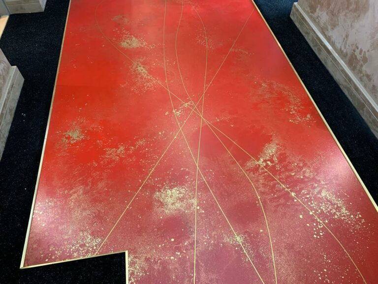 An example of an epoxy resin floor, Home Statements