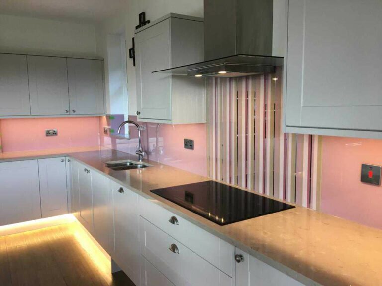 An example of vinyl printed kitchen glass splashbacks, Home Statements