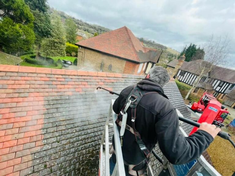 An example of roof cleaning in Sevenoaks, Home Statements