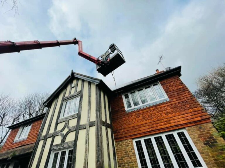 An example of roof cleaning in Sevenoaks, Home Statements