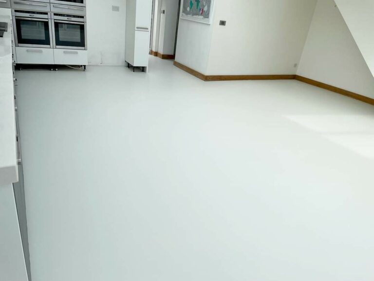 An example of a resin floor in an open plan home, Home Statements