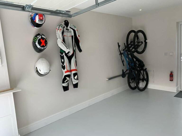An example of a resin garage floor, Home Statements