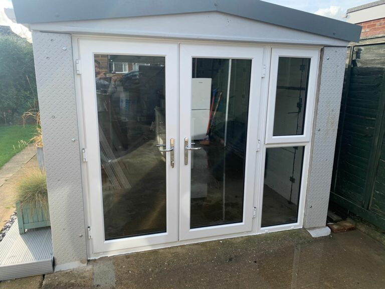 An example of UPVC external French doors, Home Statements Ltd