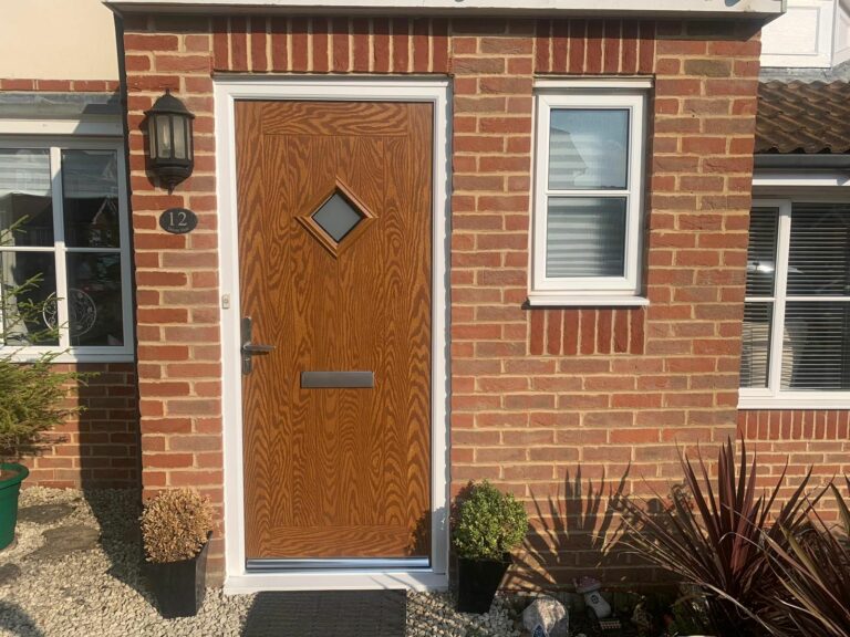 An example of a composite door installation, by Home Statements