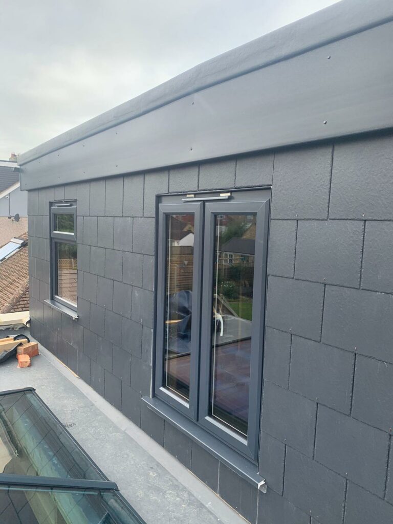 An example of grey UPVC windows and doors by Home Statements
