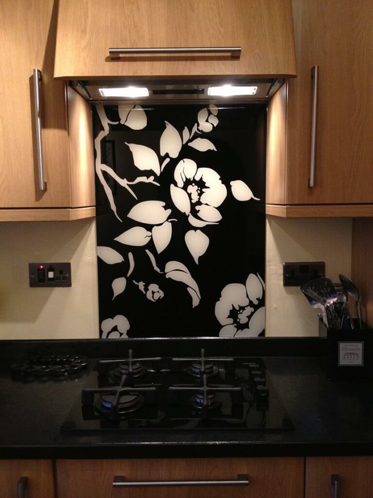 An example of a digital print glass kitchen splashback, Home Statements Ltd