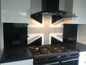 An example of a digital print glass kitchen splashback, Home Statements Ltd